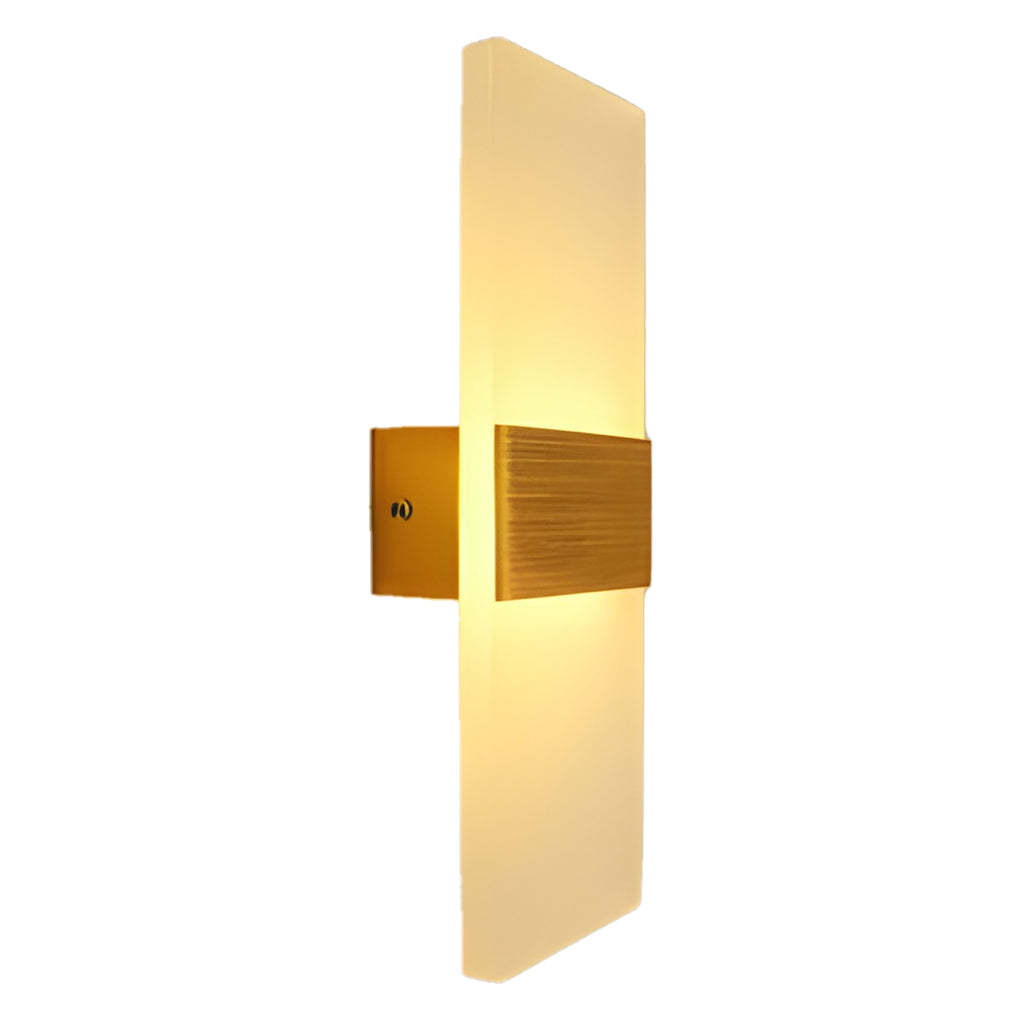 Rectangular Acrylic 6W LED Modern Wall Lamp Wall Sconce Lighting-Lighom