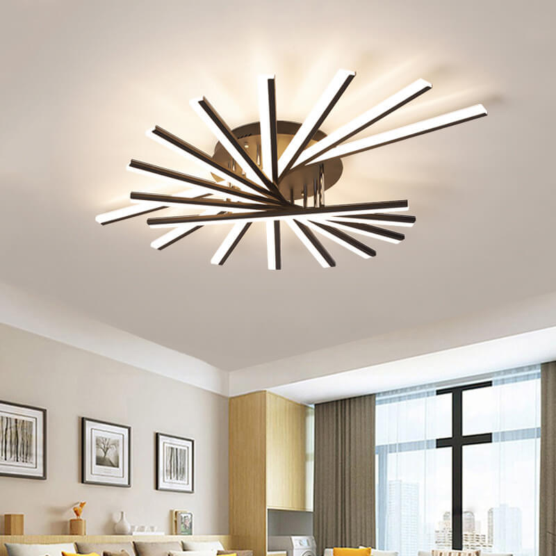 Nordic Line LED Semi-Flush Ceiling Light