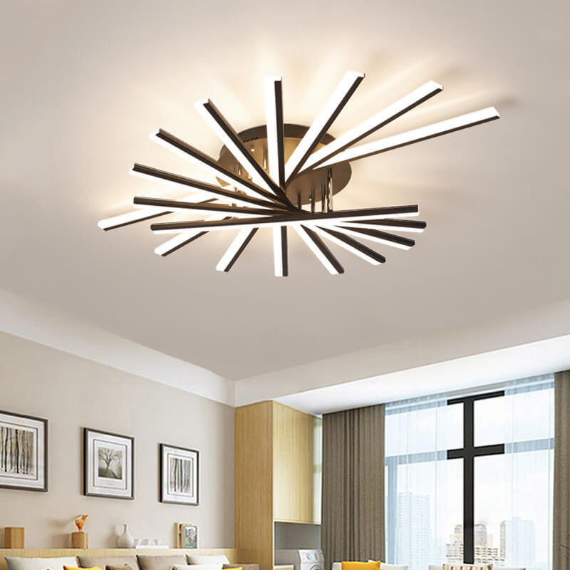 Nordic Line LED Semi-Flush Ceiling Light