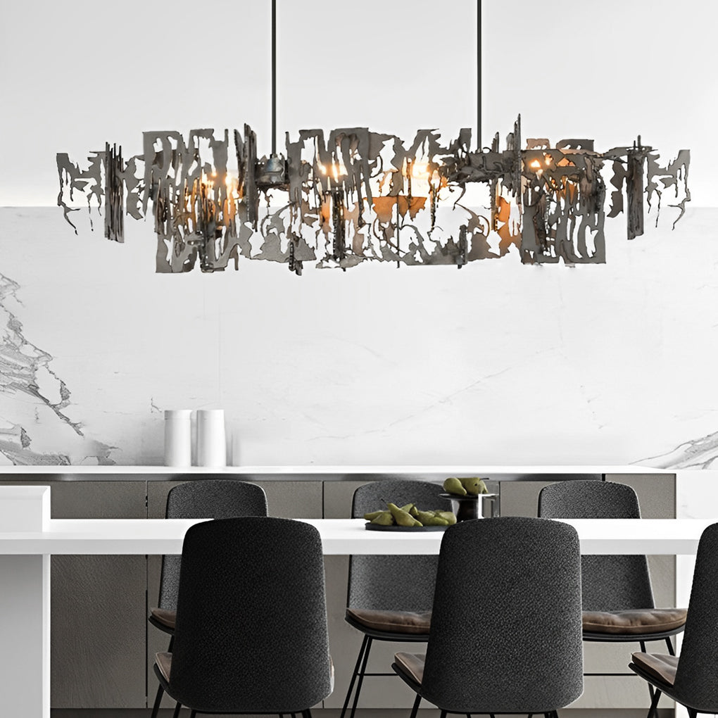 Long Hollow LED Postmodern Dining Chandelier