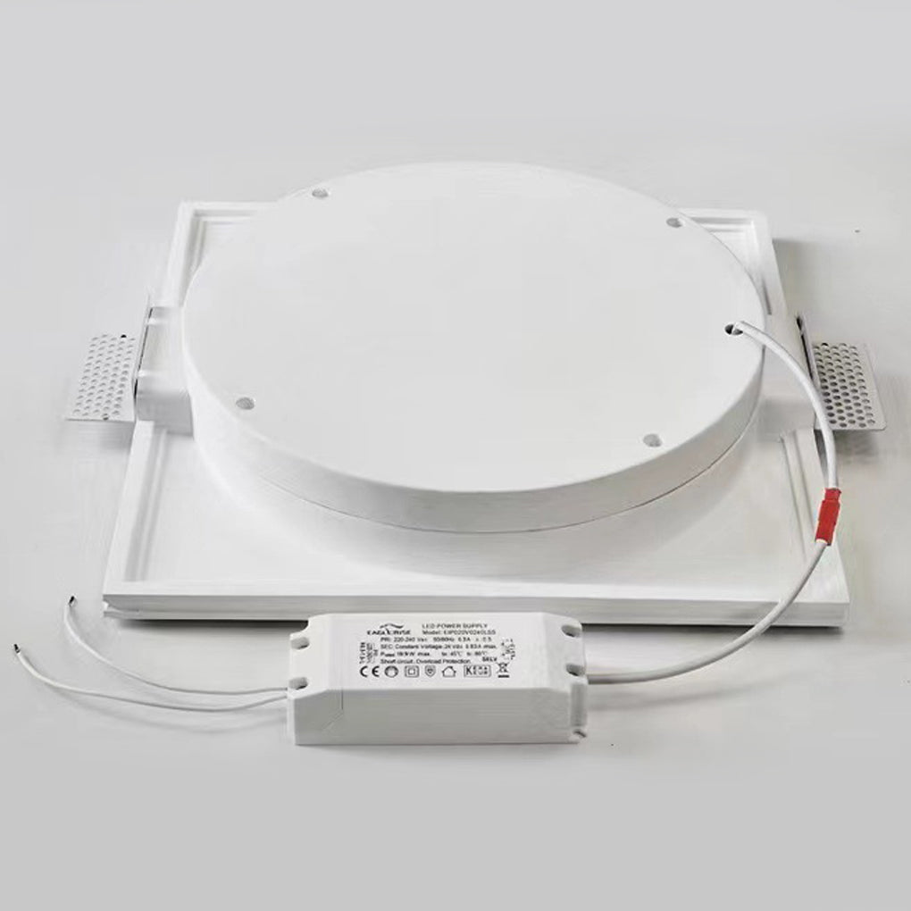 Moon-like Plaster LED Embedded Wall Light Anti-glare for Background Wall-Lighom