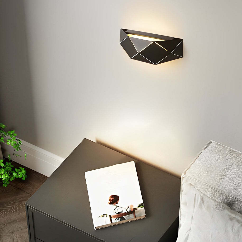 Minimalist Creative Geometric Iron Acrylic Modern Wall Lights Wall Lamp-Lighom