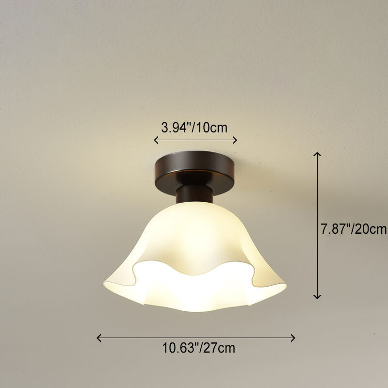 Scandinavian Iron Flower Diamond Light