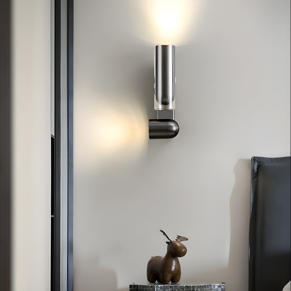Iron Cylinder Adjustable Up-Down Modern Wall Lamp