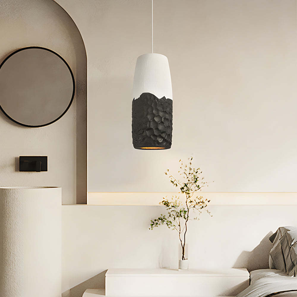 Handmade HDPE Wabi-Sabi Japanese Pendant Light