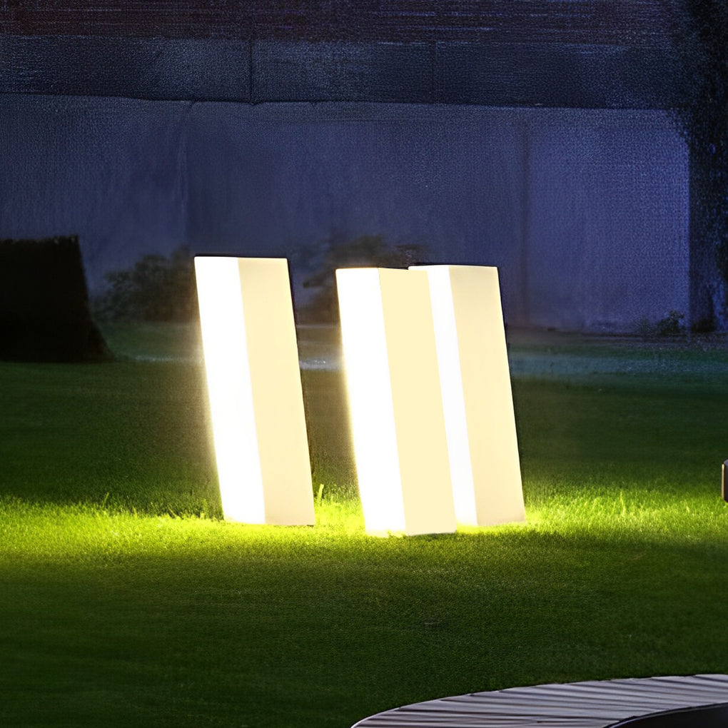 Inclined Modern Outdoor LED Pathway Lawn Lamp