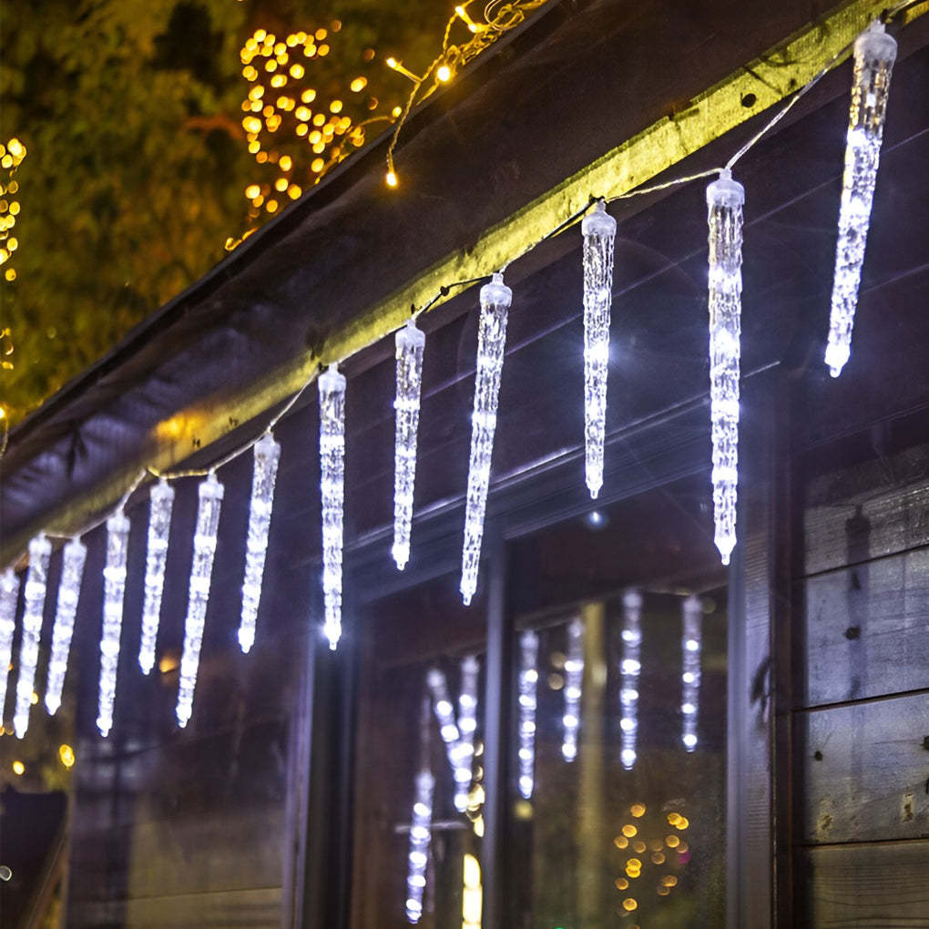 Modern Solar LED Icicle String Light