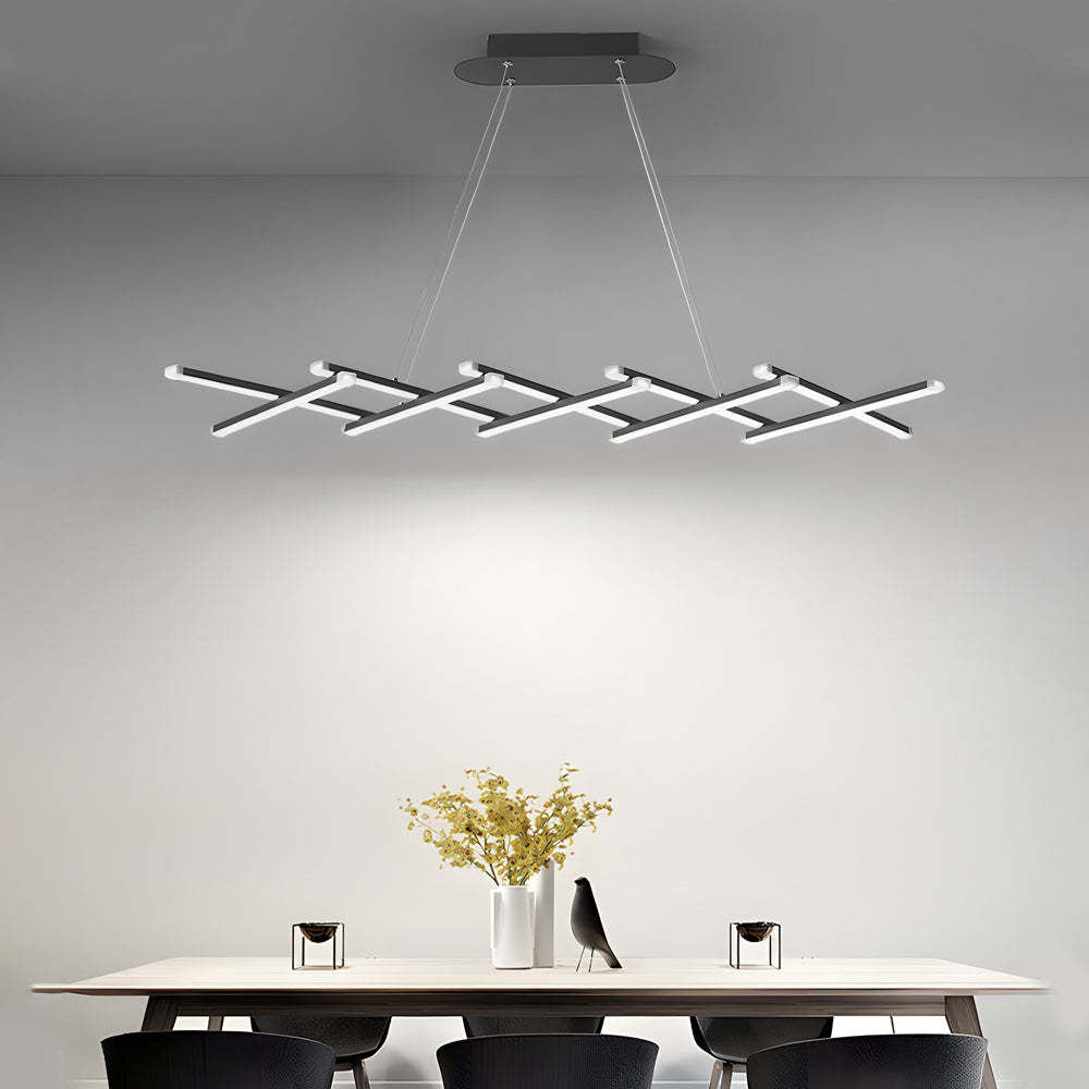 Retractable Dimmable Remote Control LED Pendant Light