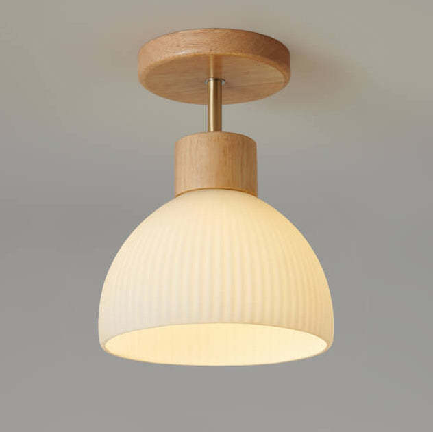 Nordic Glass Half Round Ceiling Light