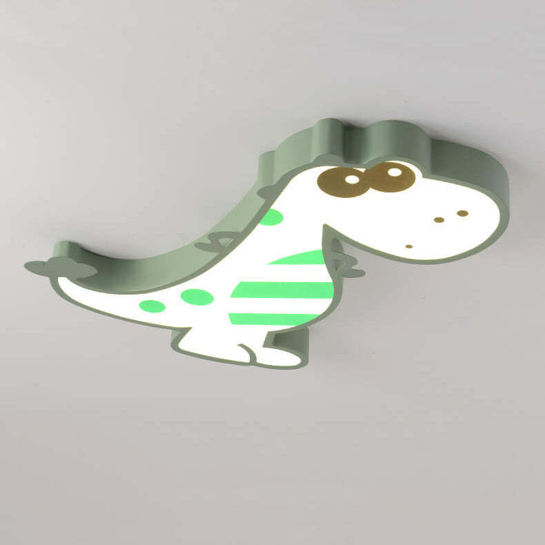 Cartoon Dinosaur LED Flush Mount Light