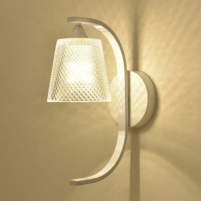 Modern Glass Resin Bird Wall Sconce