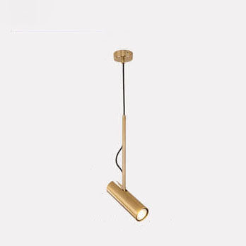 Minimalist Gold LED Spotlight Pendant Light