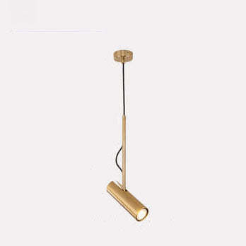 Minimalist Gold LED Spotlight Pendant Light