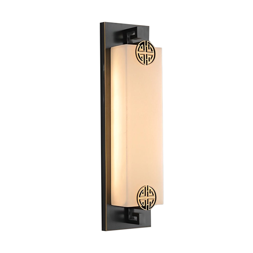 Outdoor Waterproof LED Copper Retro Exterior Wall Lights Sconces Lighting-Lighom
