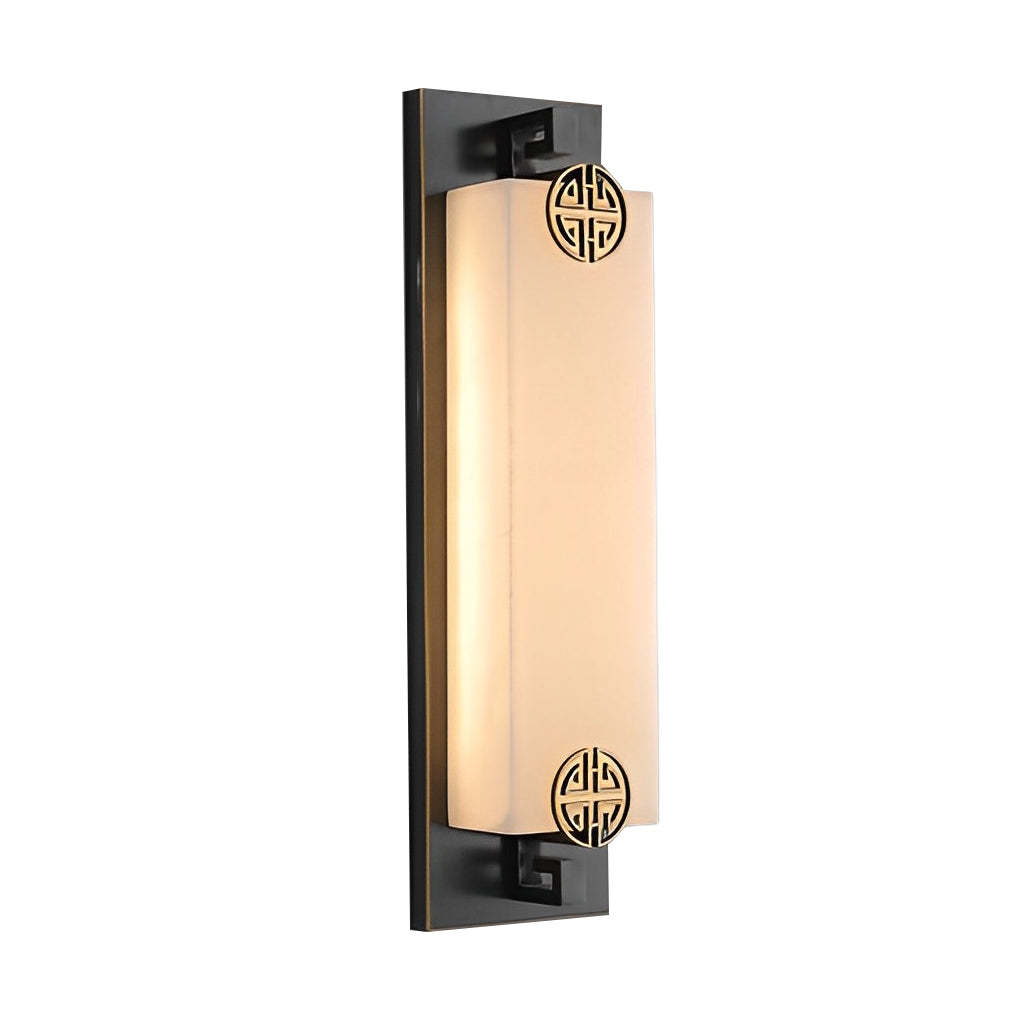 Outdoor Waterproof LED Copper Retro Exterior Wall Lights Sconces Lighting-Lighom