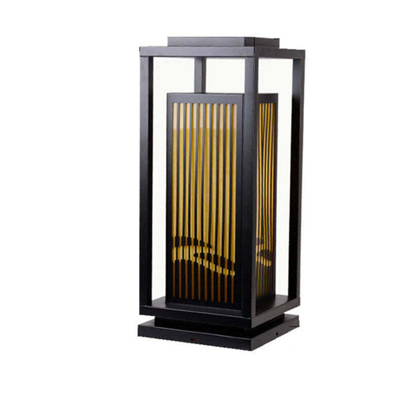 Chinese Square Cage Outdoor Lawn Path Light