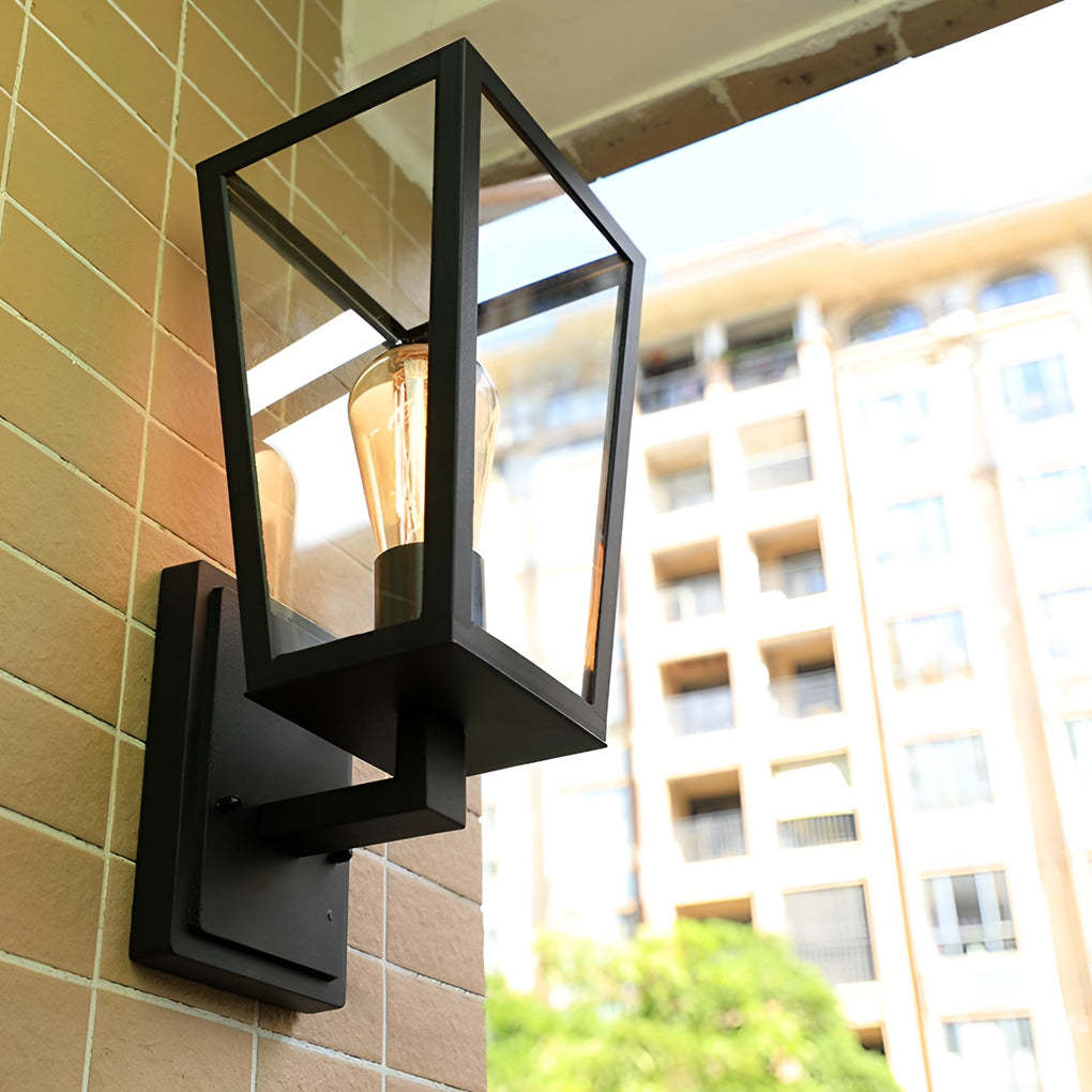 Trapezoidal Waterproof LED Vintage Outdoor Wall Light Wall Sconce Lighting-Lighom