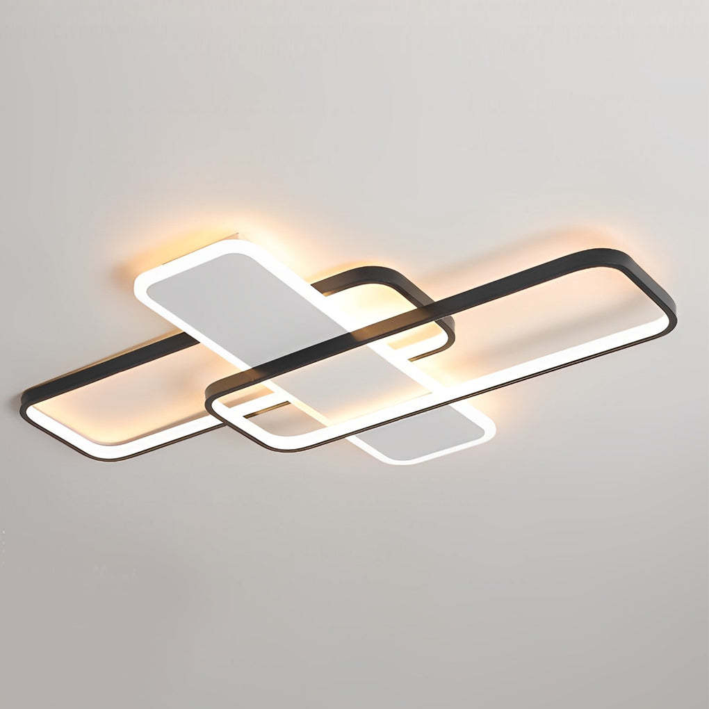 Overlapping Stepless Dimming Nordic Ceiling