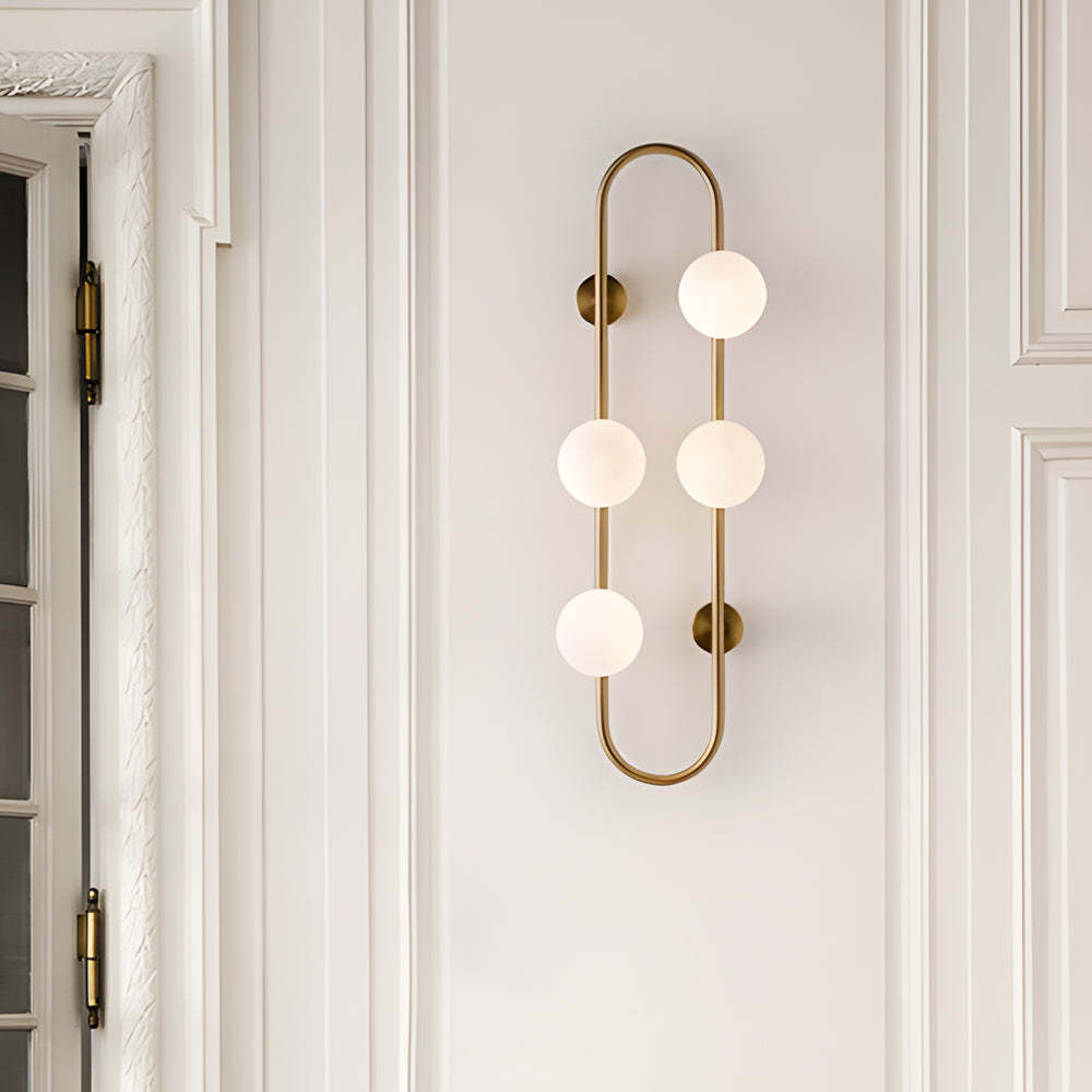 Creative 4 Glass Ball Bubbles LED Post-Modern Decorative Wall Sconces Lighting-Lighom