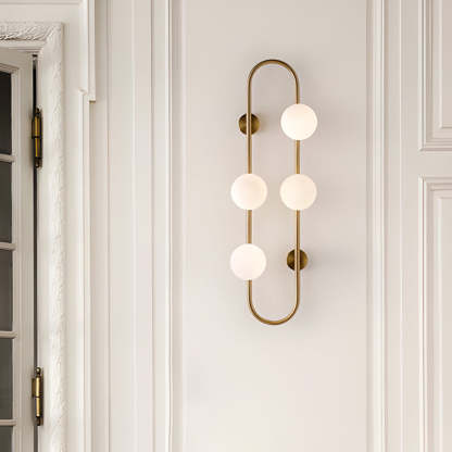 Creative 4 Glass Ball Bubbles LED Post-Modern Decorative Wall Sconces Lighting-Lighom