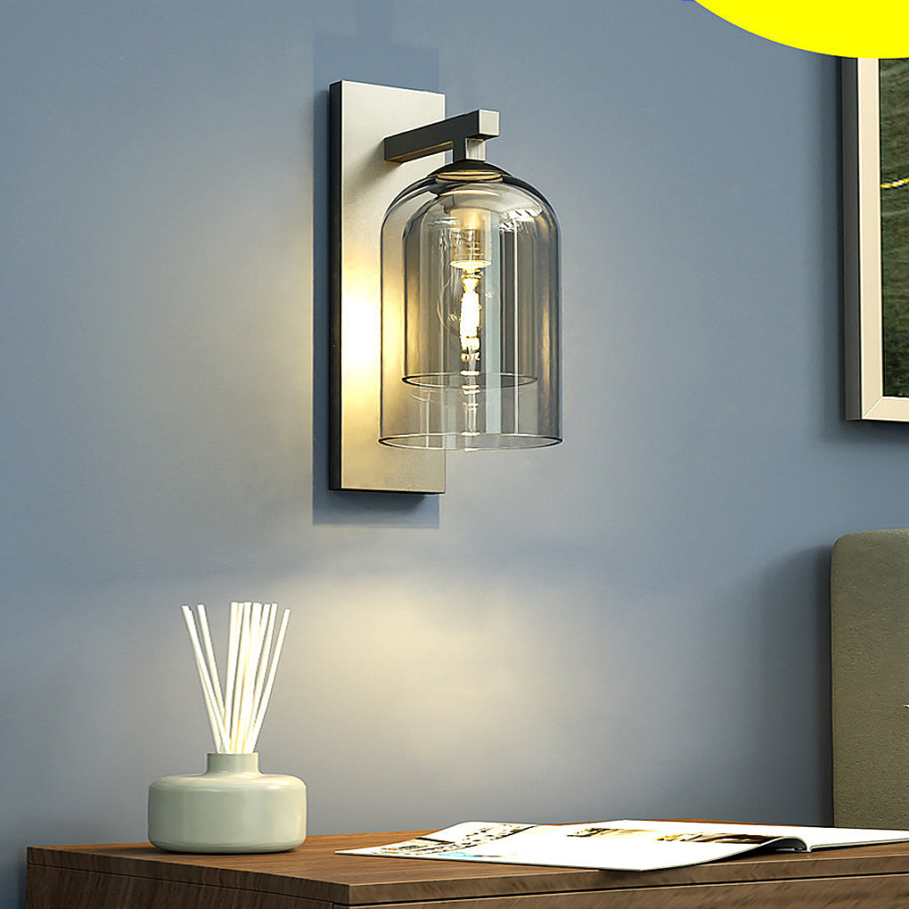 Double-Layer Glass Nordic Minimalist Wall Sconce