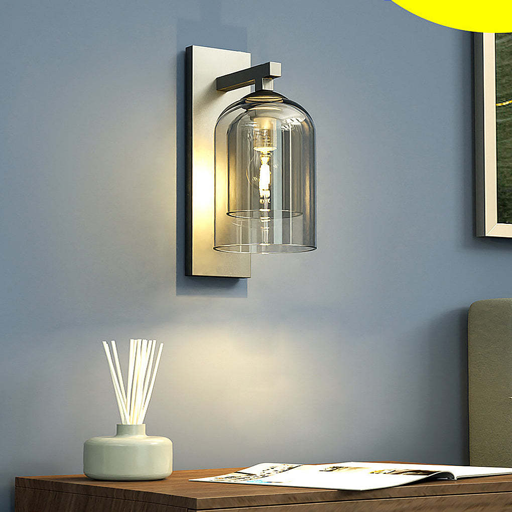 Double-Layer Glass Nordic Minimalist Wall Sconce