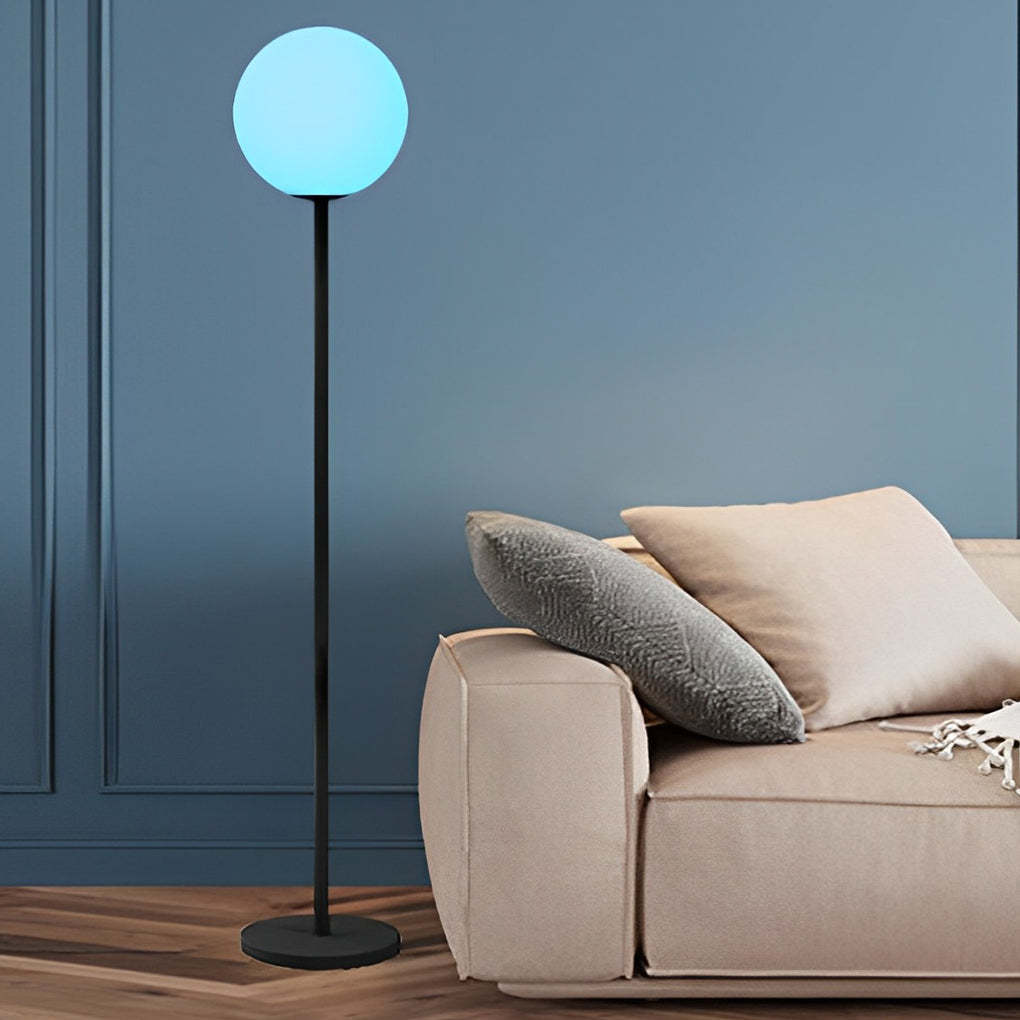 App-Control RGB 16-Color LED Globe Floor Lamp