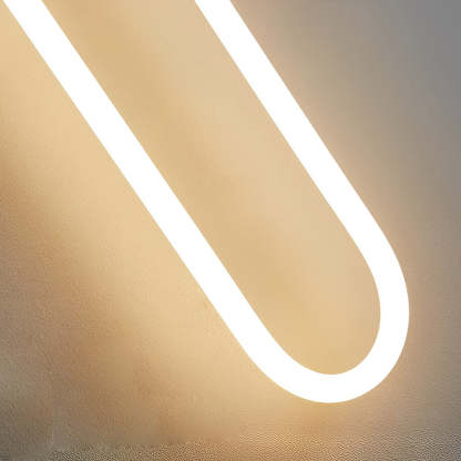 Rectangular Dimmable LED Copper Minimalist Wall Lamp