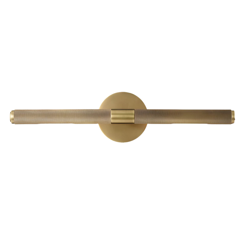 Modern Knurled LED Bathroom Vanity Light Swivel Head