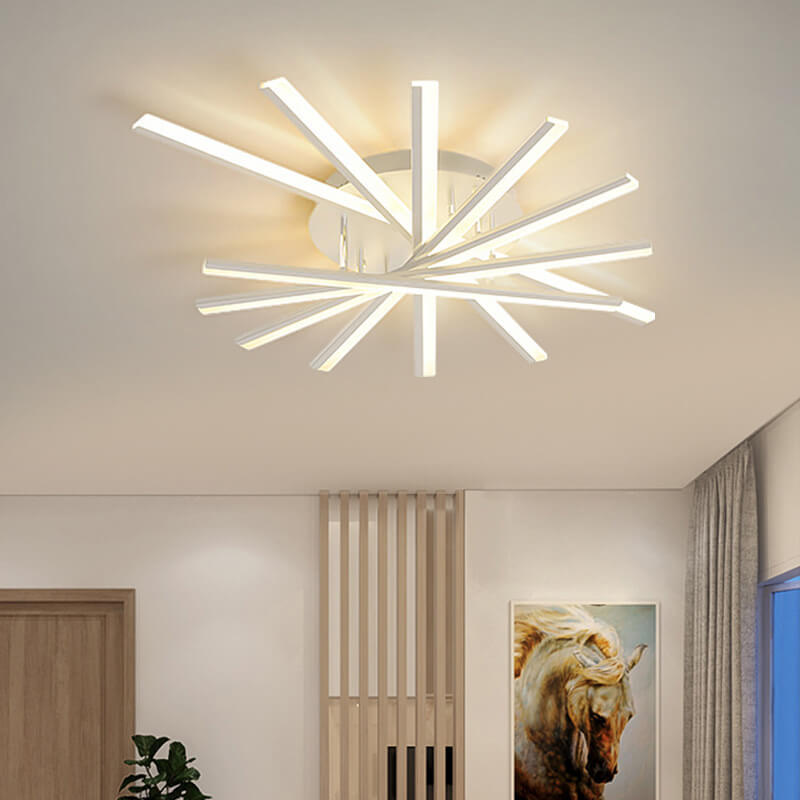 Nordic Line LED Semi-Flush Ceiling Light