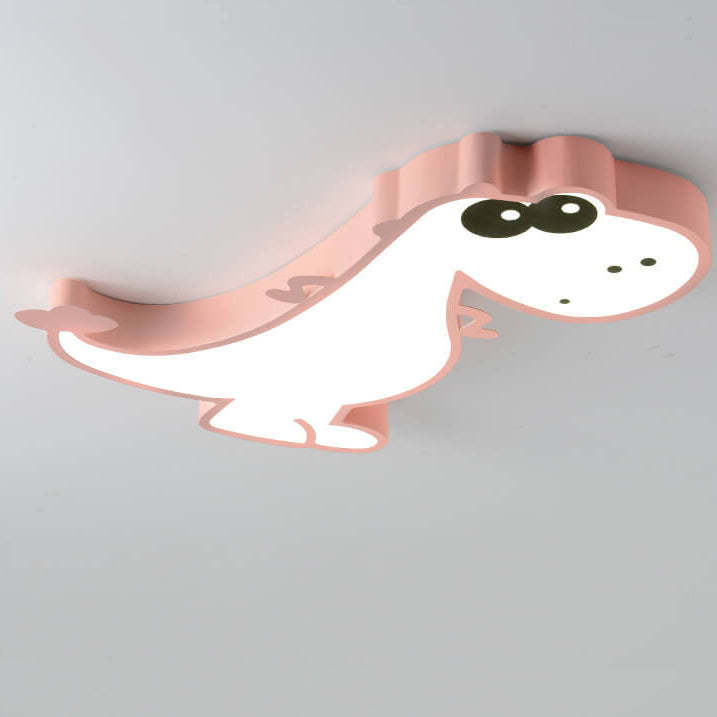 Cartoon Dinosaur LED Flush Mount Light