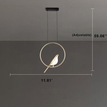 Nordic Bird Acrylic LED Chandelier