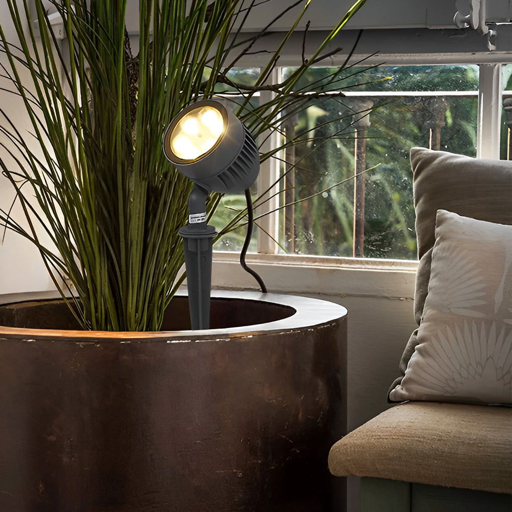 Modern spotlight round black spot lights