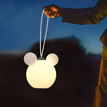 Cartoon 3D Animal Waterproof USB Rechargeable Outdoor Hanging Lights-Lighom