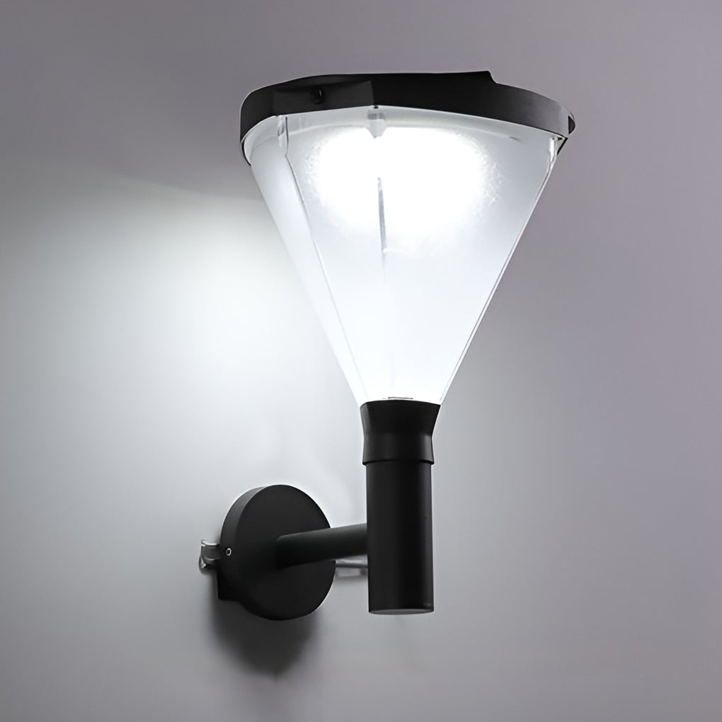 Geometric Waterproof LED Modern Outdoor Plug in Wall Lamp Wall Sconce Lighting-Lighom