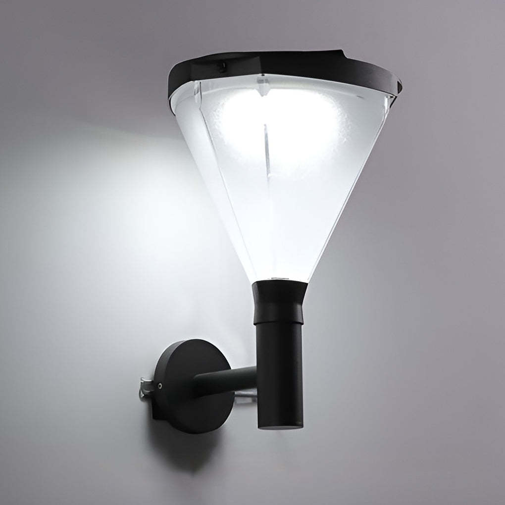 Geometric Waterproof LED Modern Outdoor Plug in Wall Lamp Wall Sconce Lighting-Lighom