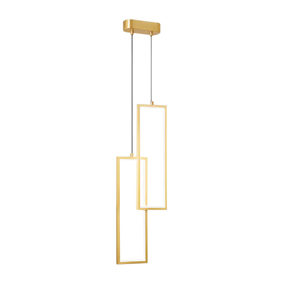 Mini Rectangular Dimmable LED Minimalist Pendant
