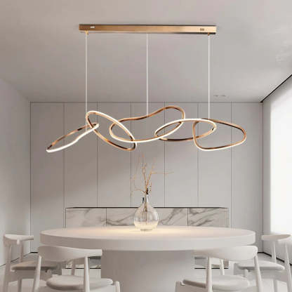 Irregular Circular Chainlink Dimmable Plated