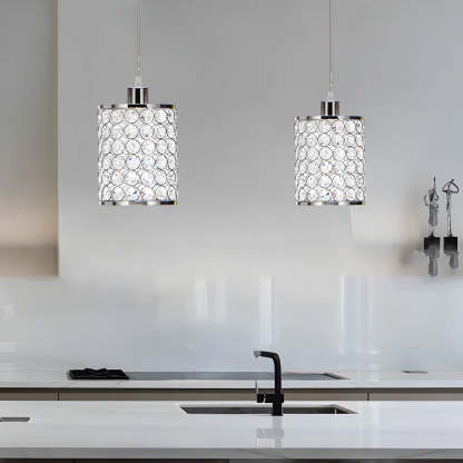 Cylinder Crystal Minimalist Nordic Chandelier