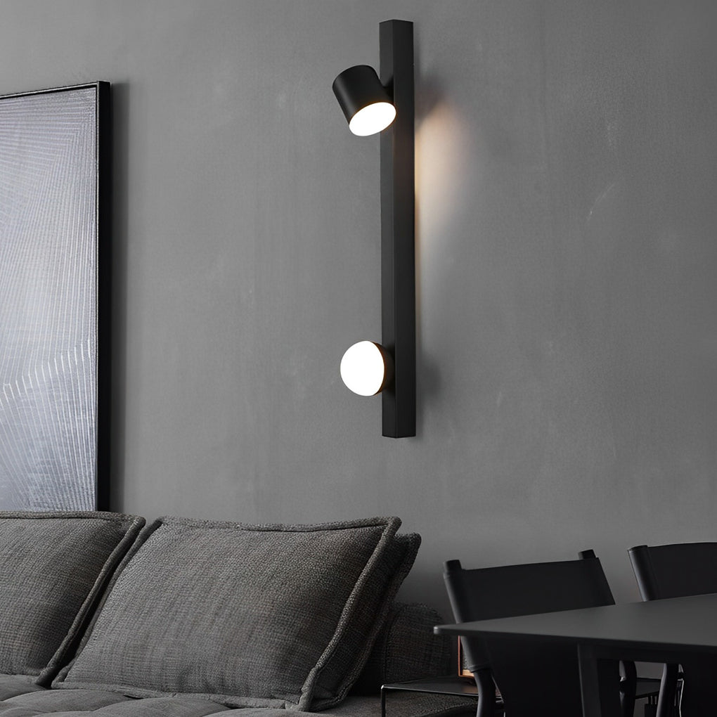 Adjustable Metal Black Wall Sconce