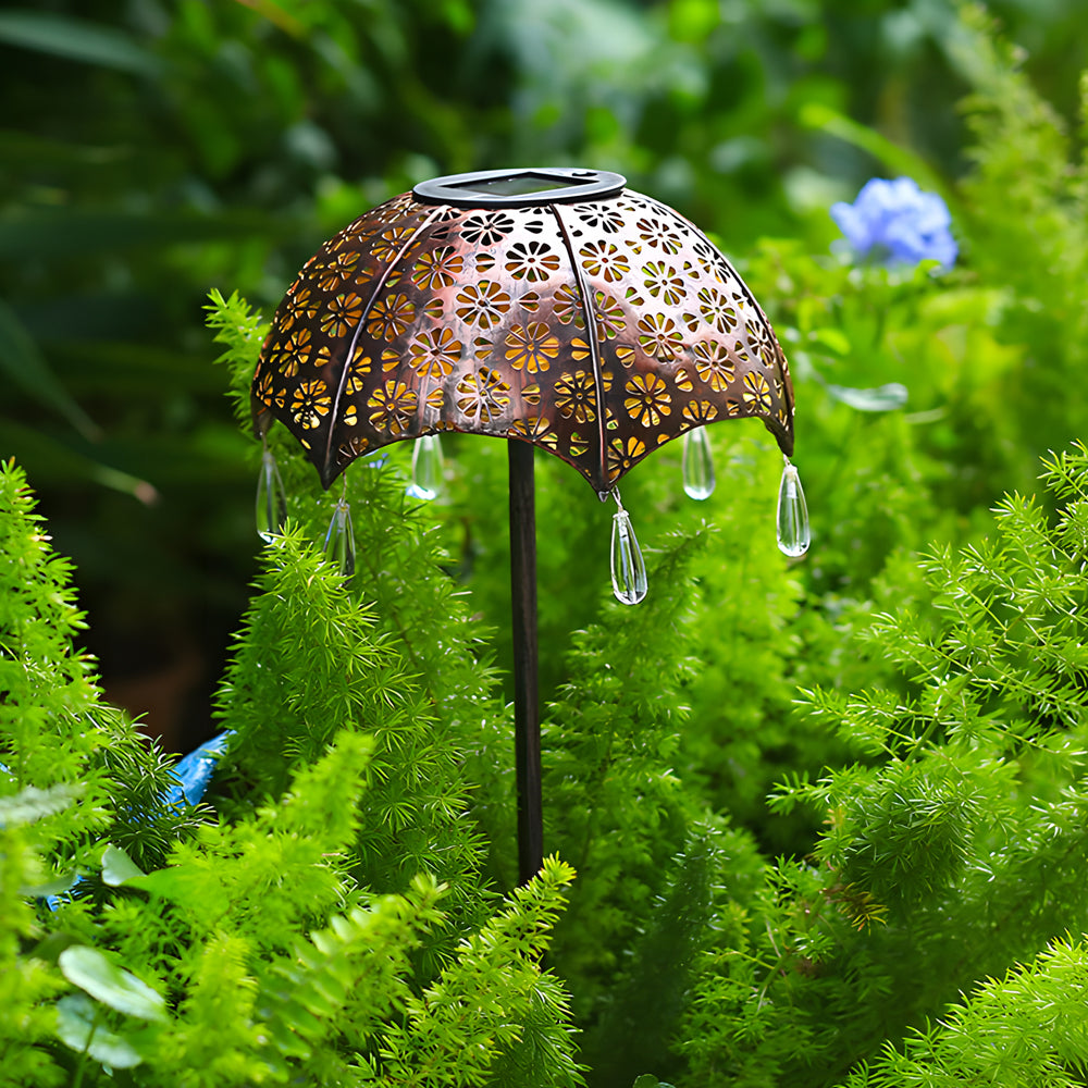Lighom industrial retro umbrella white landscape lighting — Colorful