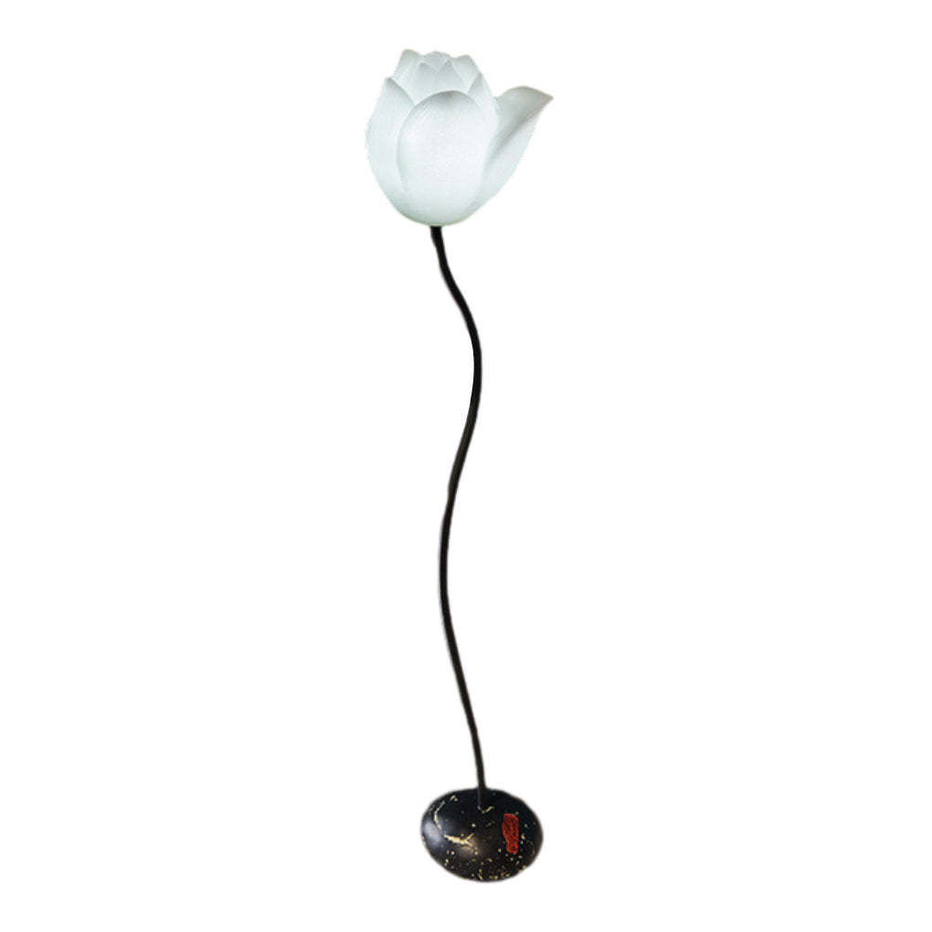 Short Fancy Lotus Aesthetic LED Flower Floor Lamp