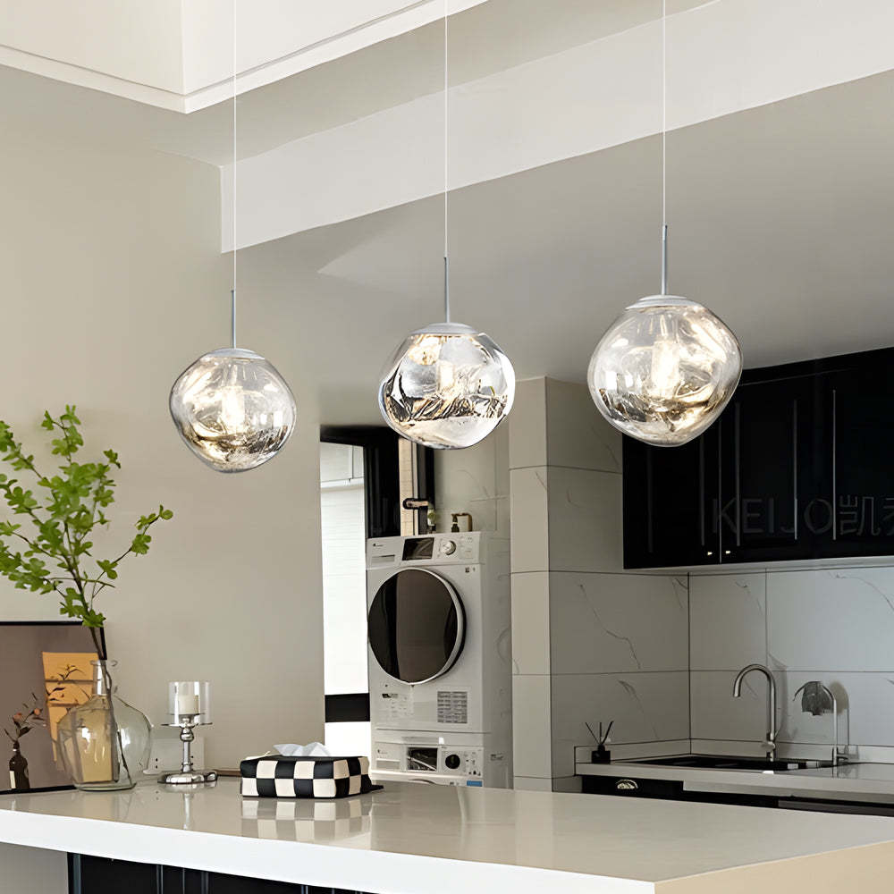 Lava Acrylic Ball Art Modern Hanging Ceiling Light