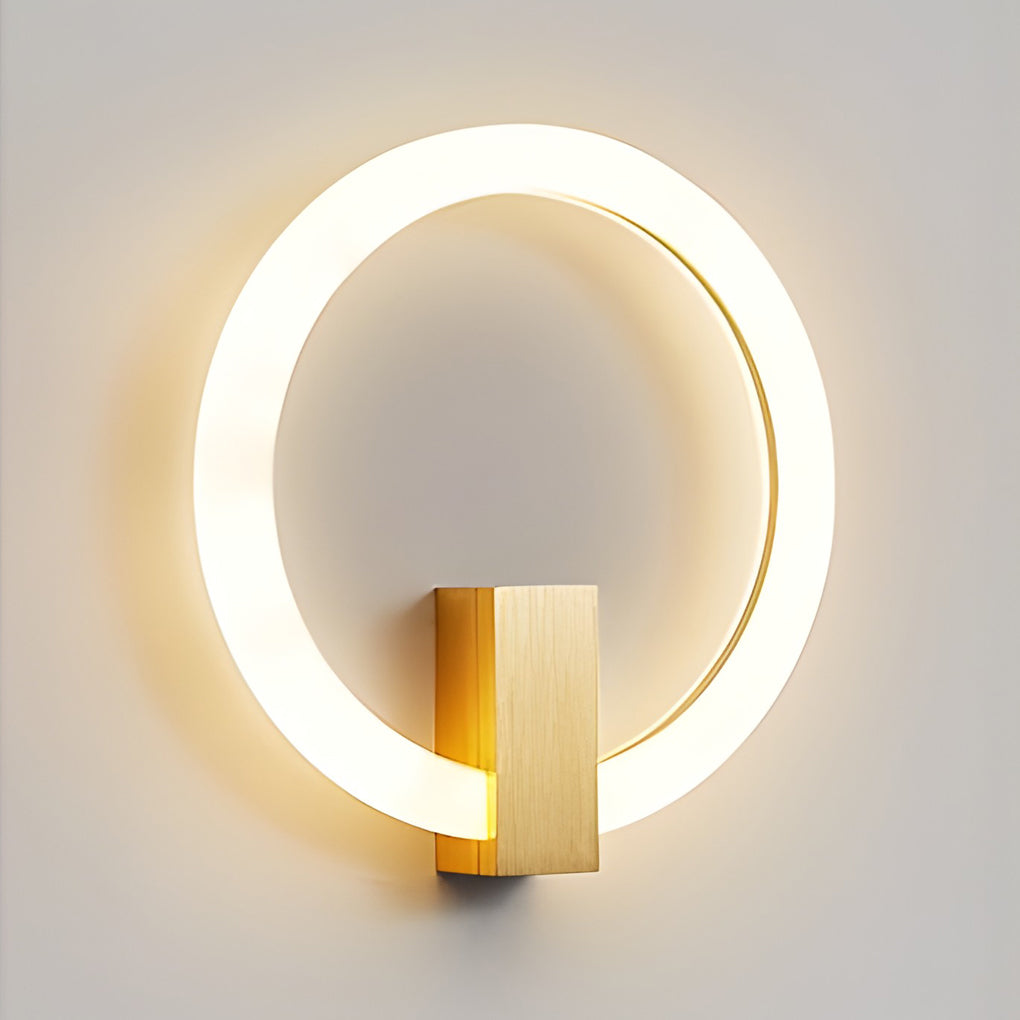 Circle Dimmable LED Modern Wall Sconce Lamp