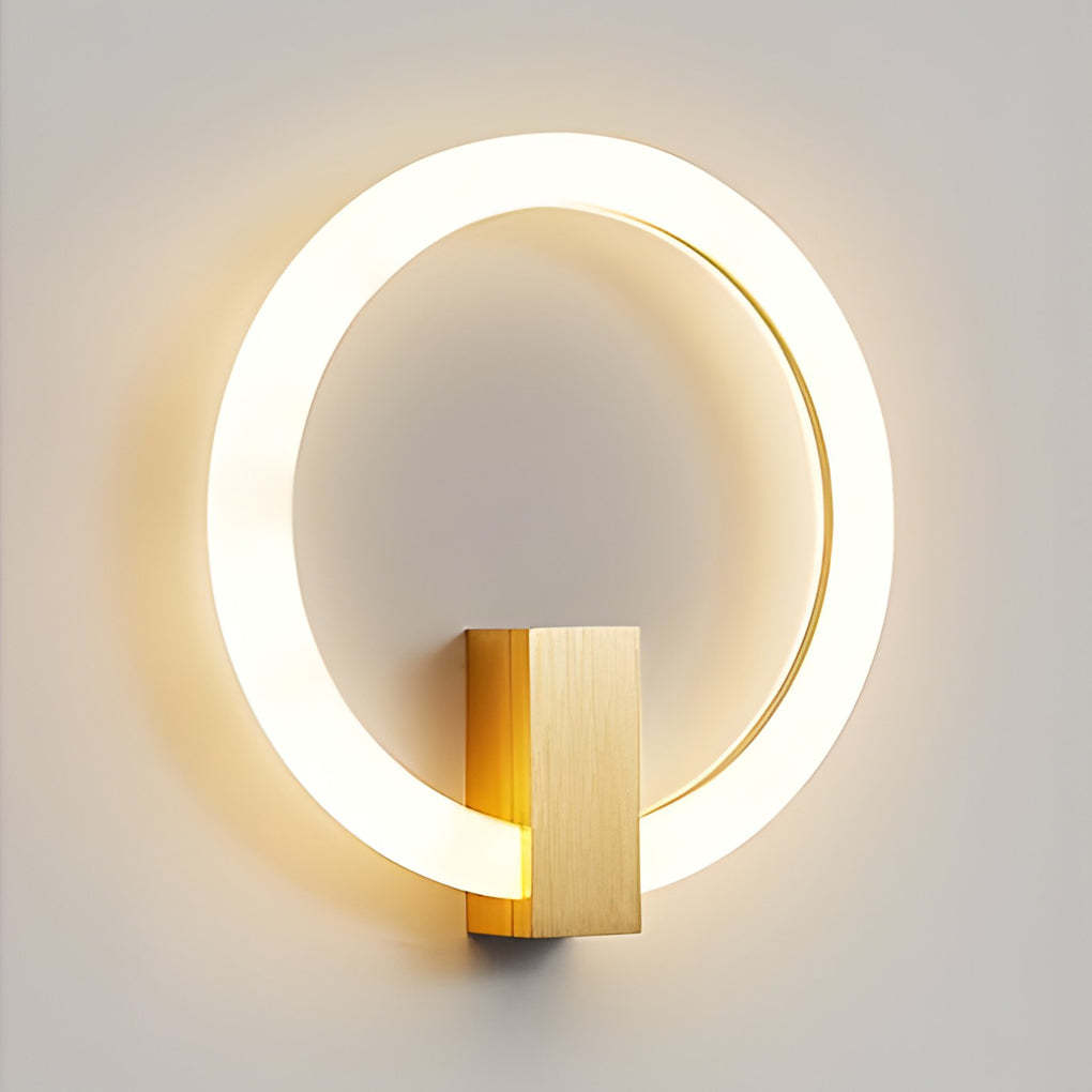 Circle Dimmable LED Modern Wall Sconce Lamp