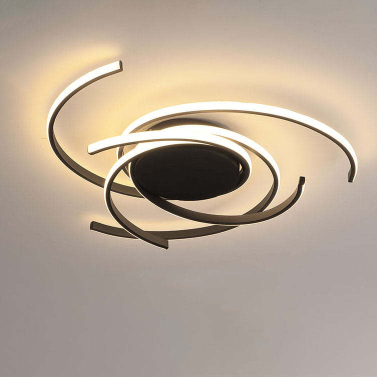 Minimalist Circle Strip Aluminum Ceiling Light