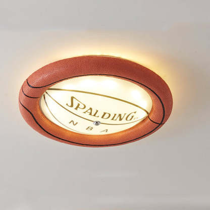 Resin Basketball LED Flush Mount Light