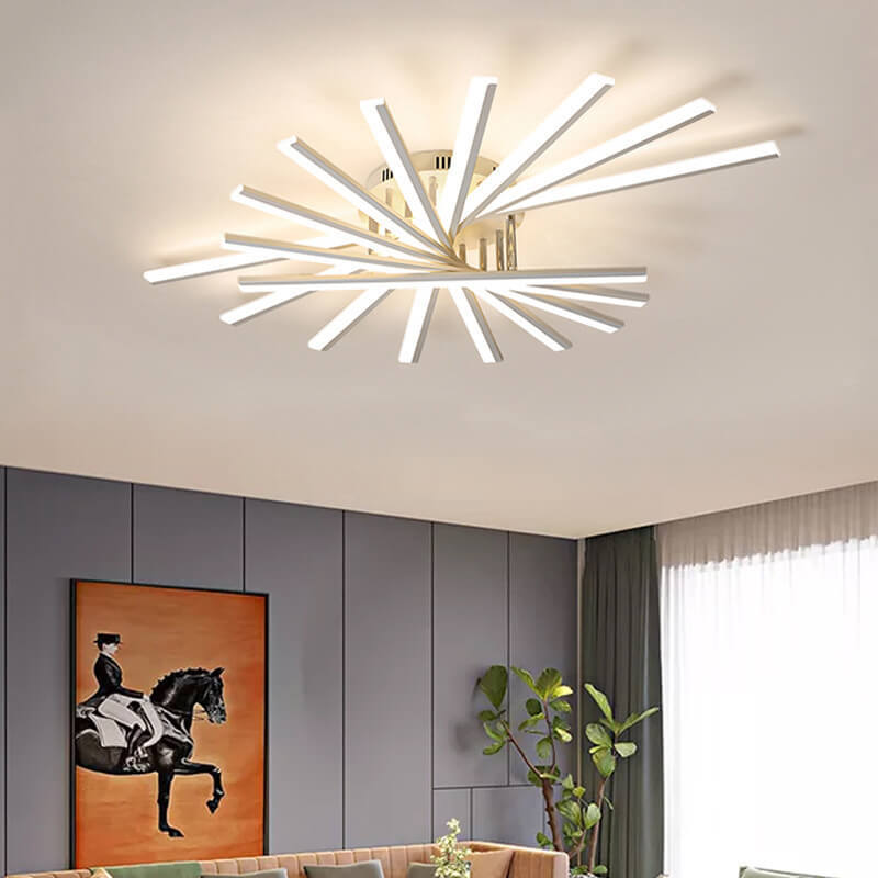 Nordic Line LED Semi-Flush Ceiling Light