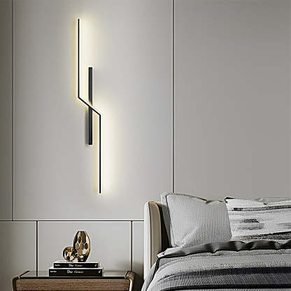Lines Creative LED Modern Minimalist Wall Lamp Decorative Wall Sconces Lighting-Lighom