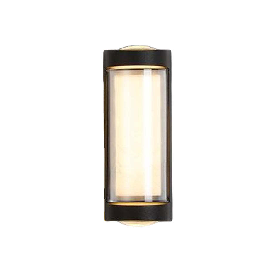 Sleek Dual-Directional Outdoor Wall Light with Modern Arc & Rectangular Designs-Lighom